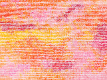 Peinture intitulée "Cotton Candy Sunrise" par Caro Bay, Œuvre d'art originale, Acrylique
