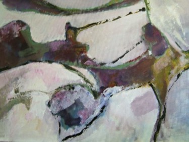 Peinture intitulée "Paysage 3" par Odile Caron, Œuvre d'art originale, Huile
