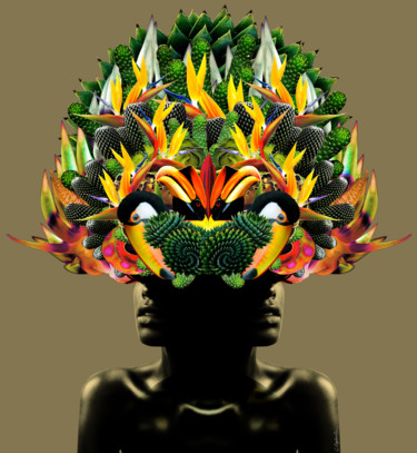 Digital Arts titled "Tree of Life" by Carol Oyekunle, Original Artwork, 2D Digital Work