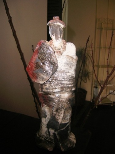 Sculpture titled "SAMOURAI" by Carol Bacque, Original Artwork