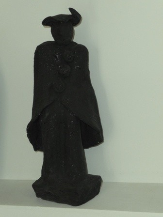 Sculpture titled "Samouraî" by Carol Bacque, Original Artwork