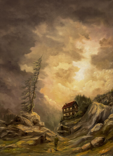 Gefährten im Gebirge---LE 1/300 Digitale Künste mit dem Titel "Gefährten im Gebirg…" von Carola Eleonore Thiele, Original-Kunstwerk, 2D Digital Work