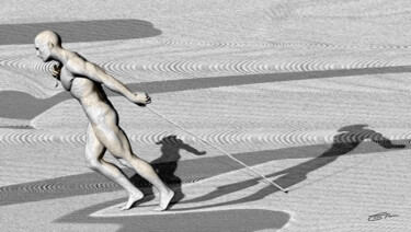 Schattenflucht---LE 1/30 Arts numériques intitulée "Schattenflucht---LE…" par Carola Eleonore Thiele, Œuvre d'art originale, Travail numérique 2D