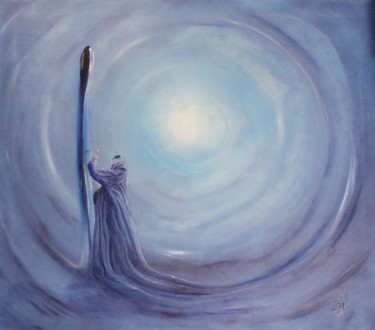 Malerei mit dem Titel "Das Licht in der Ha…" von Carola Eleonore Thiele, Original-Kunstwerk, Öl