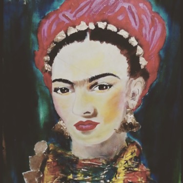 Painting titled "Frida" by Carola, Original Artwork