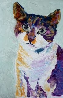 Painting titled "Meenew - Rescue poa" by Carol Lavoie, Original Artwork