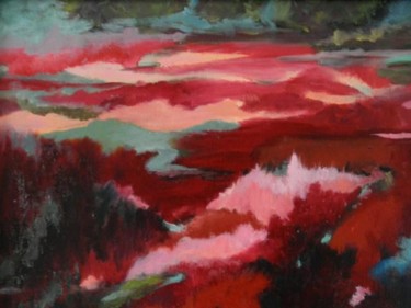 Painting titled "Cranberry Dreams" by Carol Lavoie, Original Artwork