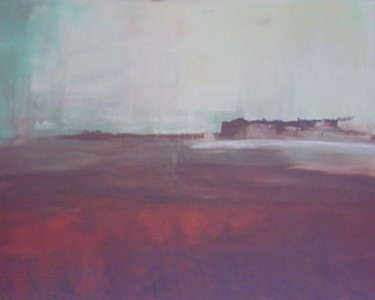 Painting titled "Landscape's End" by Carol Benson, Original Artwork