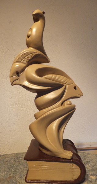 Sculpture titled "fables-de-la-fontai…" by Carole Bouteiller, Original Artwork