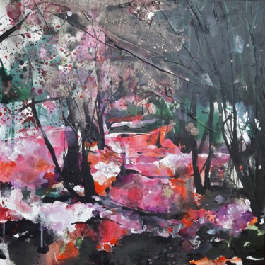 제목이 "Poétiques du paysag…"인 미술작품 Carole Bressan로, 원작, 아크릴 나무 들것 프레임에 장착됨