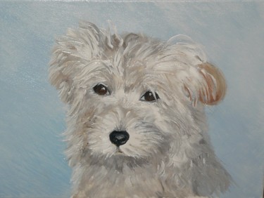 Painting titled "max" by Carole Closkin, Original Artwork, Oil