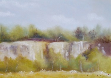 Painting titled "Carrière" by Carole Closkin, Original Artwork, Pastel