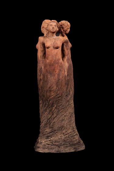Rzeźba zatytułowany „Les 3 Grâces” autorstwa Carole Lanfranchi, Oryginalna praca, Ceramika