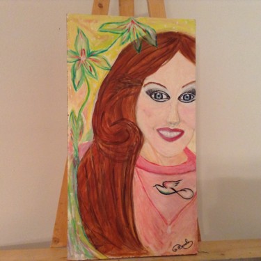 Painting titled "Alexia image.jpg" by Carole Ribes, Original Artwork, Acrylic