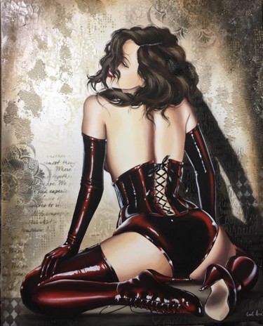 Pin up 100x80x2 cm ©2018 par Carole Assié