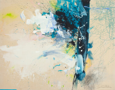 Pittura intitolato "Inverted azure" da Carolina Alotus, Opera d'arte originale, Acrilico