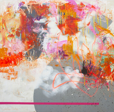 Картина под названием "Fly away" - Carolina Alotus, Подлинное произведение искусства, Акрил