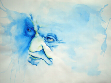 Digital Arts titled "Respira" by Carolina Vigna, Original Artwork, Watercolor