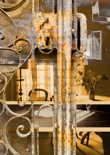 Digital Arts titled "Até que não dá mais" by Carolina Vigna, Original Artwork, Digital Collage
