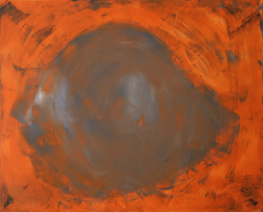 Painting titled "orange-r.jpg" by Caroline Andrieux, Original Artwork