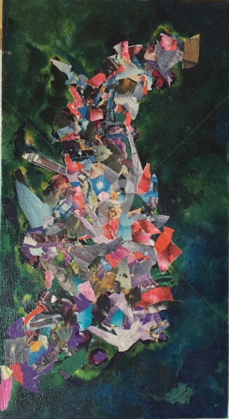 Peinture intitulée "Tropique" par Caroline Clémençon-Siegrist, Œuvre d'art originale, Autre
