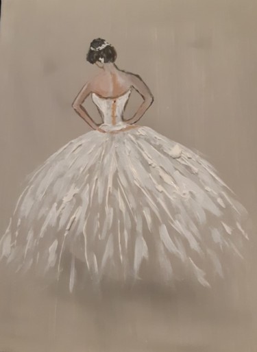 Pintura titulada "Ballet 2" por Caroline Colomina, Obra de arte original, Acrílico Montado en Bastidor de camilla de madera
