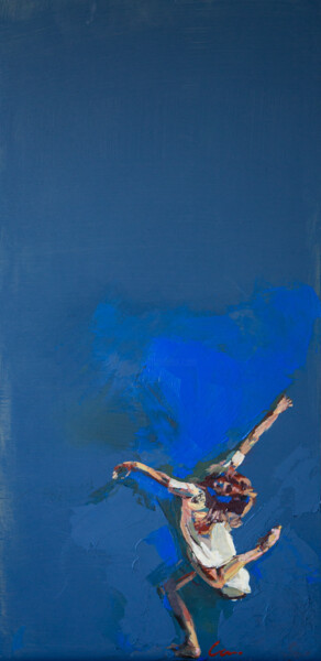Картина под названием "LET'S DANCE" - Caro Fleury, Подлинное произведение искусства, Акрил Установлен на Деревянная рама для…