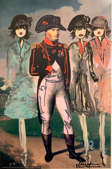 Drawing titled "Napoléon" by Caroline Montigneaux, Original Artwork, Marker