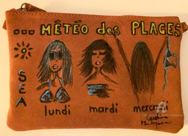 Drawing titled "Météo des plages !" by Caroline Montigneaux, Original Artwork, Marker
