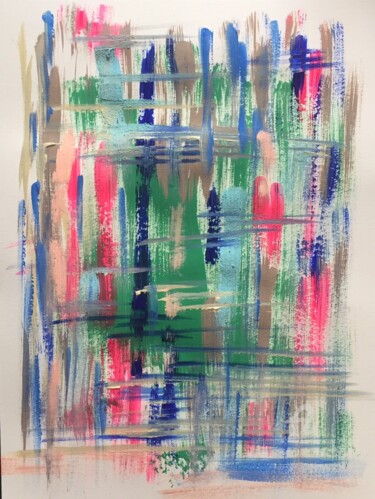 Schilderij getiteld "Miami Pop" door Caroline Montigneaux, Origineel Kunstwerk, Acryl