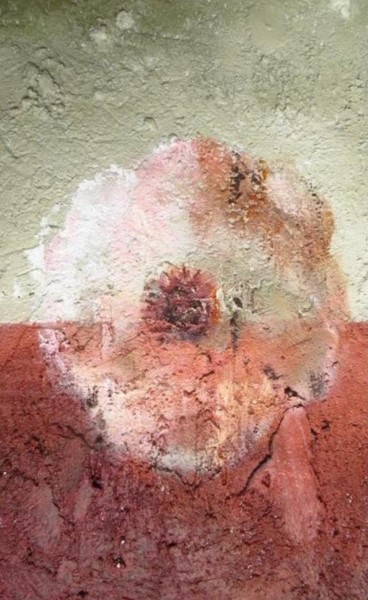 Peinture intitulée "Fleur" par Caroline Provost, Œuvre d'art originale, Acrylique Monté sur Autre panneau rigide