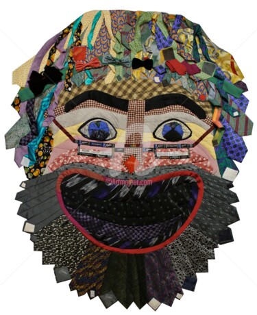 Art textile intitulée "Pantagruel" par Caroline Regnaut, Œuvre d'art originale