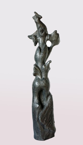 Sculpture titled "Phésir" by Caroline Chopin, Original Artwork, Terra cotta
