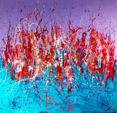 Картина под названием ""Arise"XXL" - Carolina Vis, Подлинное произведение искусства, Акрил Установлен на Алюминий