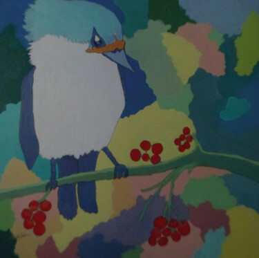 Peinture intitulée "Berries" par Carolyn   A. Debnam, Œuvre d'art originale, Acrylique