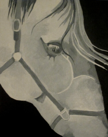 Peinture intitulée "Grey" par Carolyn   A. Debnam, Œuvre d'art originale, Acrylique Monté sur Châssis en bois