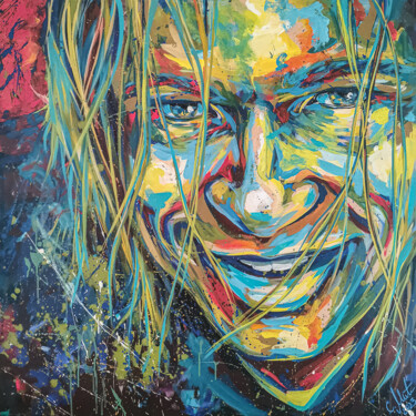 Картина под названием "SMILE FOR ME Schaus…" - Carolyn Mielke (carographic), Подлинное произведение искусства, Акрил Установ…