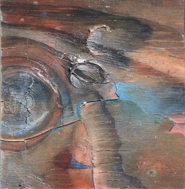 Painting titled "Boatyard Blues" by Carol Lorac Young, Original Artwork
