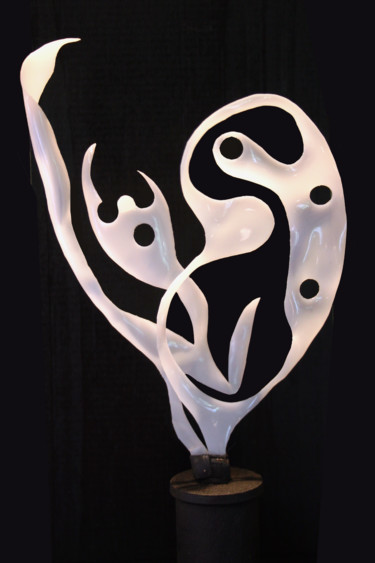 Sculpture titled "Plastics Together" by Carol Lorac Young, Original Artwork