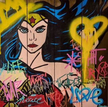 "Street art "All wom…" başlıklı Tablo Caronart tarafından, Orijinal sanat, Akrilik