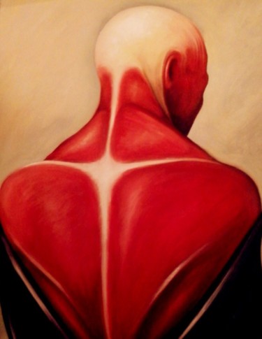 Ζωγραφική με τίτλο "nude" από Edson Carra, Αυθεντικά έργα τέχνης, Λάδι