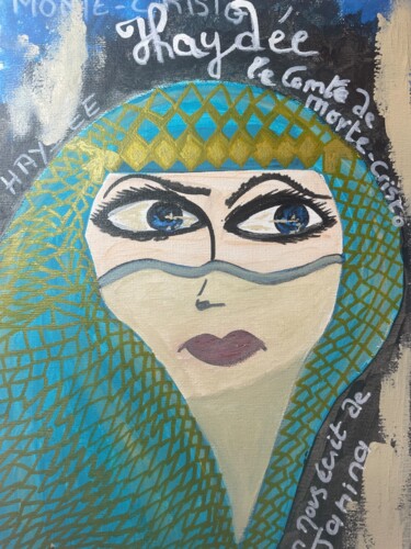 Картина под названием "Haydée" - Carrie Joseph Vouteau, Подлинное произведение искусства, Акрил