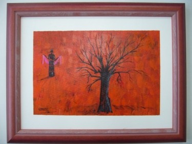 Peinture intitulée "sécheresse" par Carro, Œuvre d'art originale, Huile