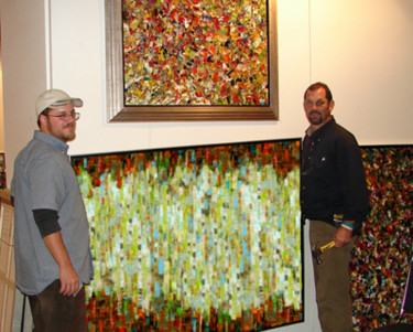 Master Charles Carson - Mosaic - Art Expo New-York - 2009 Pintura titulada "Master Charles Cars…" por Charles Carson, Grand Maître En Beaux-Arts, Obra de arte original, Acrílico