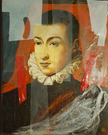 Pittura intitolato "portrait of Alessan…" da Cartasso, Opera d'arte originale, Olio