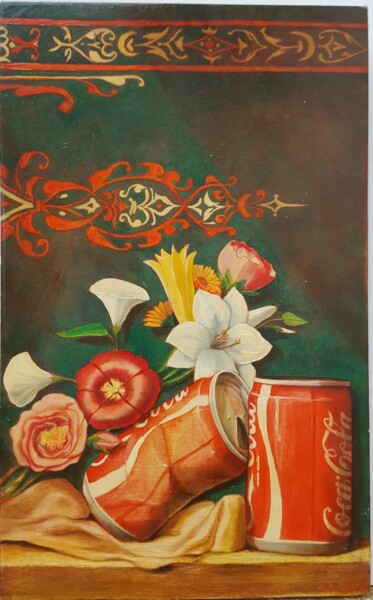 Painting titled "natura-morta-carpac…" by Cartasso, Original Artwork, Oil