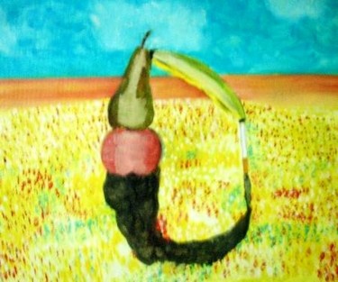 Pittura intitolato "equlibrio" da Emilio Caruso, Opera d'arte originale, Olio