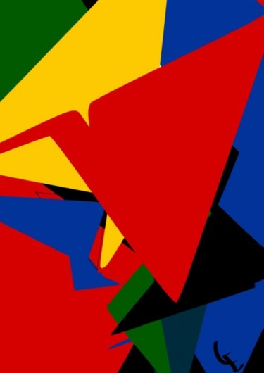 Arte digitale intitolato "ecosaedro" da Emilio Caruso, Opera d'arte originale