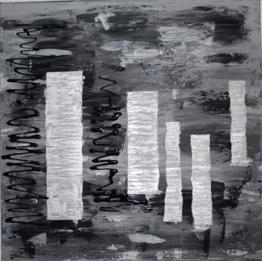 Peinture intitulée "NY" par Casal'Art, Œuvre d'art originale, Acrylique