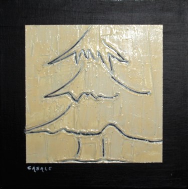 Peinture intitulée "Parure blanche" par Casal'Art, Œuvre d'art originale, Acrylique